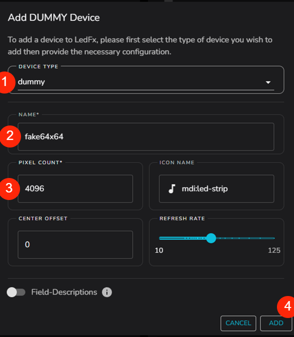 Adding a device