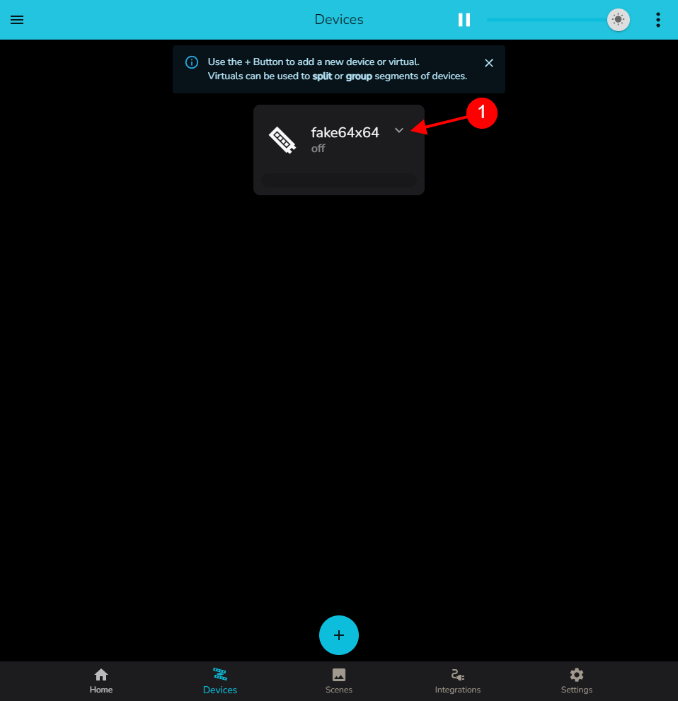 Accessing device settings