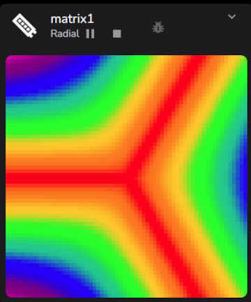 Radial Inverted Triangle