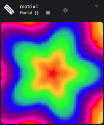 Radial Pentagonic