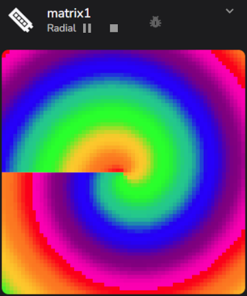 Radial Circle Twist a little