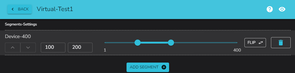 Adjusting the segment