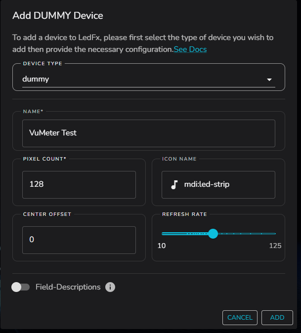 Adding a device
